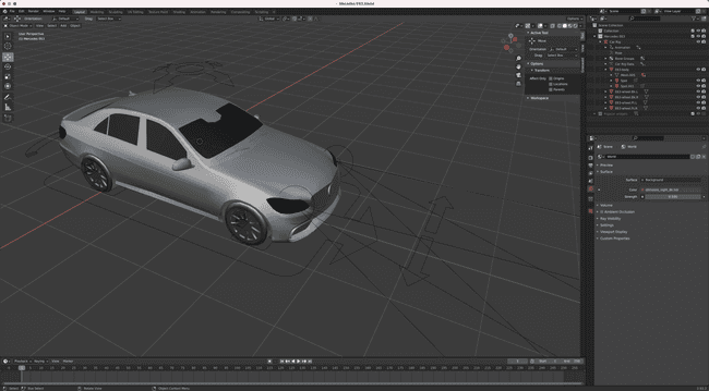 Making a Realistic Car Animation In Blender | GradedBlue Renderfarm Blog